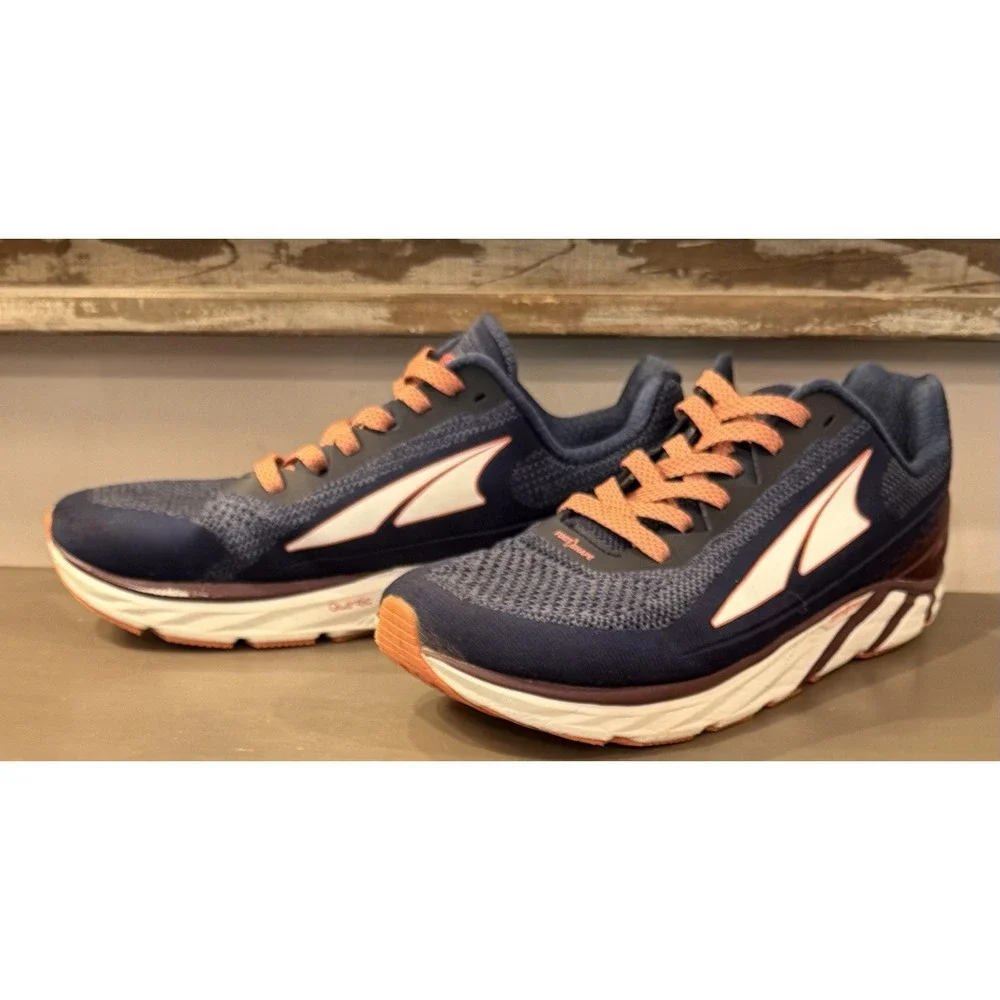 Altra Torin 4 Womens Sz 11 Blue/Burgundy Athletic Running Walking Zero Drop Shoe